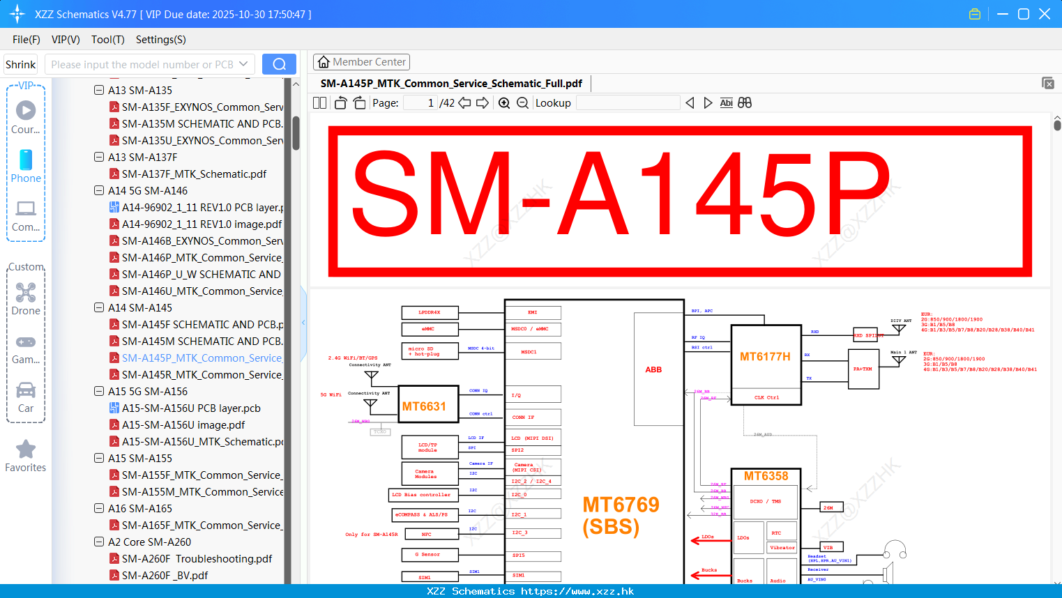 Samsung SM-A145P_MTK_Common_Service_Schematic_Full
